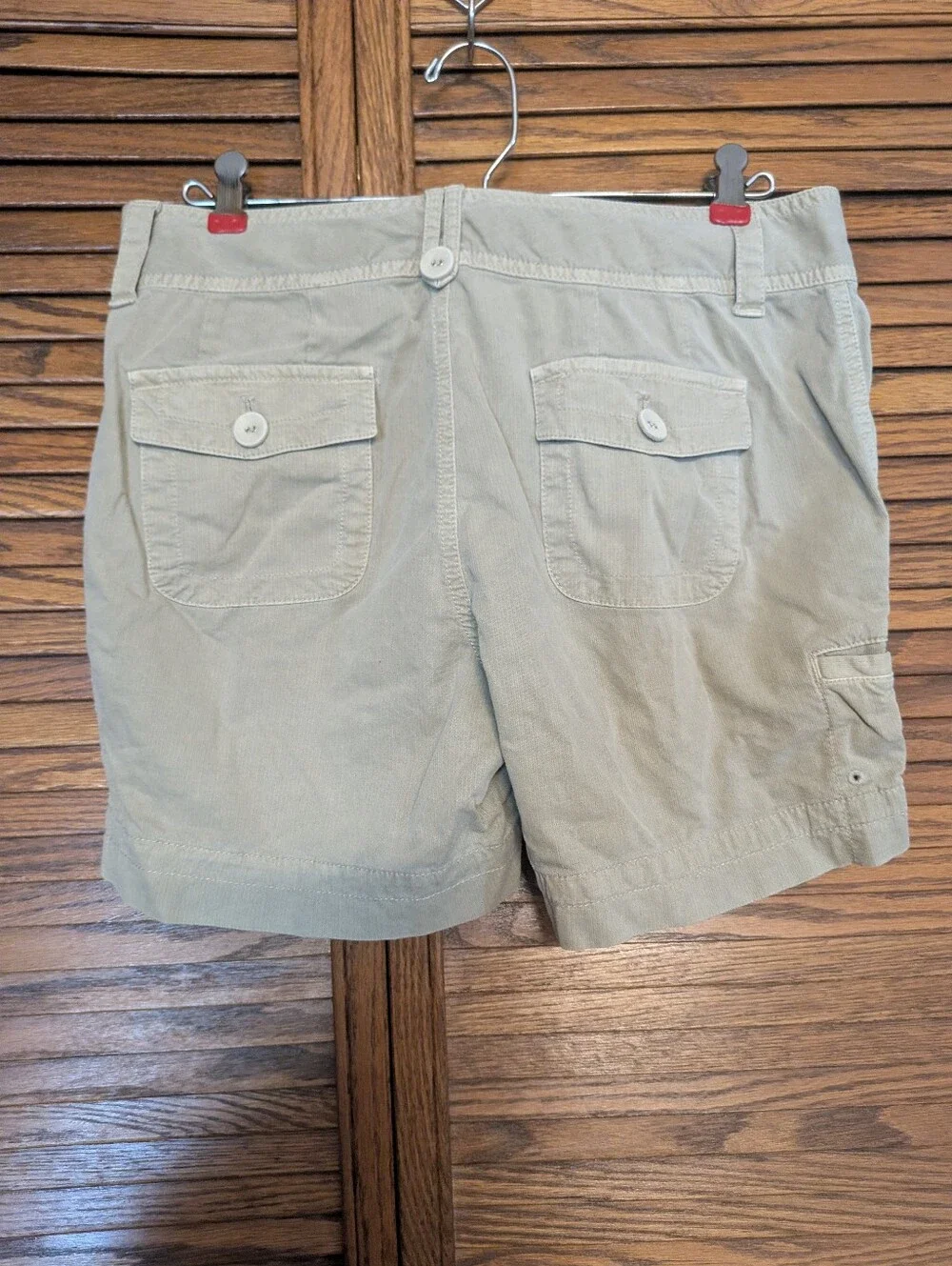 Eddie Bauer Mercer Fit Tan Cargo Shorts Women‎ Size 6